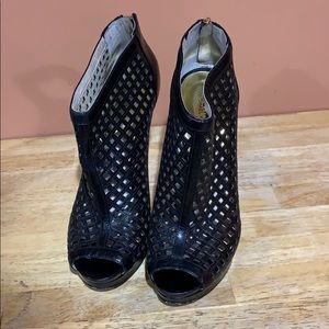 Michael Kors cut out pump booties
